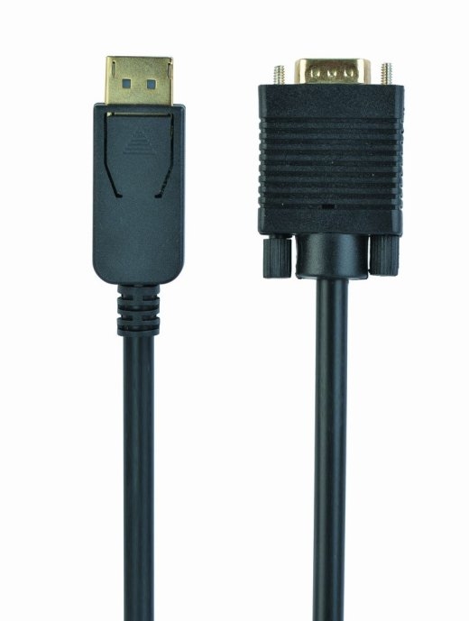 Gembird CCP-DPM-VGAM-6 video cable adapter 1.8 m VGA (D-Sub) DisplayPort Black