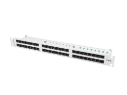 Patch Panel 48 Port 1U Cat.6 gray