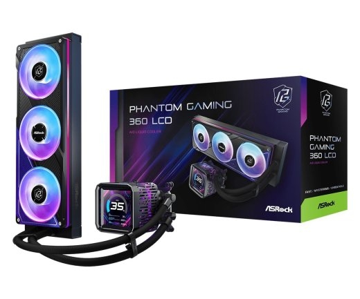ASRock Phantom Gaming 360 LCD Cooling