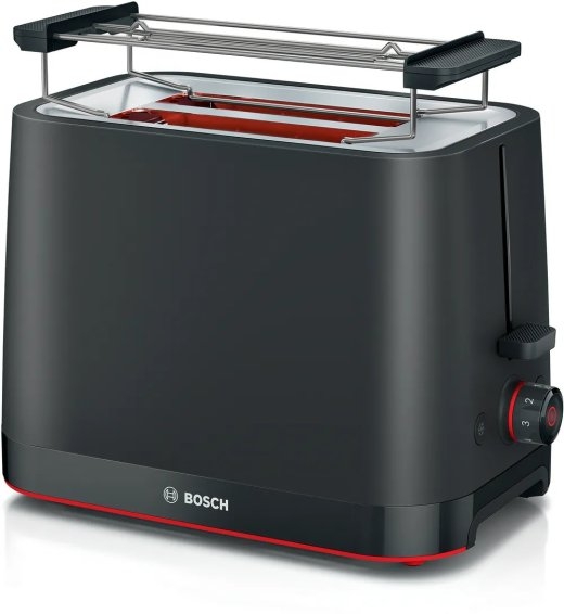Bosch Compact Toaster TAT3M123 MyMoment Power 950 W Number of slots 2 Housing material Plastic Black