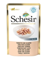 SCHESIR in jelly Tuna with salmon - wet cat food - 50 g