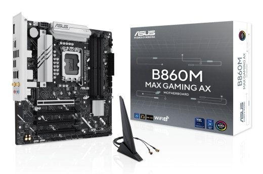 Mainboard ASUS Intel B860 Express LGA1851 Micro-ATX Memory DDR5 Memory slots 4 B860MMAXGAMINGAX
