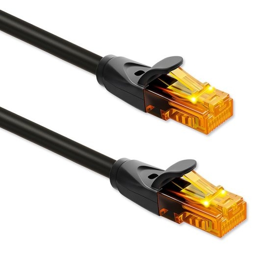 Qoltec UTP patchcord cable kat6 2xRJ45 30m black