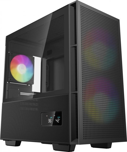 DeepCool CH360 DIGITAL Micro Tower Black