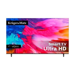 Krüger&Matz KM0255UHD-V3 139 cm (55") UHD Smart TV Wi-Fi Black