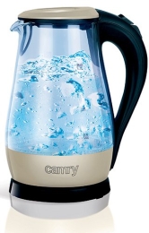 Camry Kettle CR 1251 Standard 2000 W 1.7 L Glass 360° rotational base