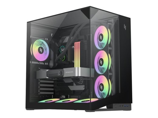 Gamemax Case NEX C56 VC BK ATX
