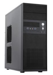 Case CHIEFTEC CQ-01B-U3-OP MidiTower ATX Colour Black