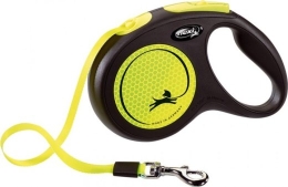 FLEXI New Neon M - retractable leash - 5 m