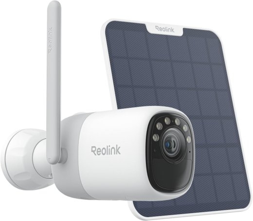 Reolink Wireless Pan & Tilt Long Lasting Solar/Battery Camera with Spotlights Altas Series B630 with Solar Panel Bullet 4 MP 4mm/F1.0 Micro SD, Max...