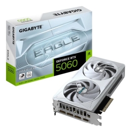 Graphics Card GIGABYTE NVIDIA GeForce RTX 5060 2550 MHz 8 GDDR7 128 bit PCI Express 5.0 Active GV-N5060EAGLEOCICE-8GD