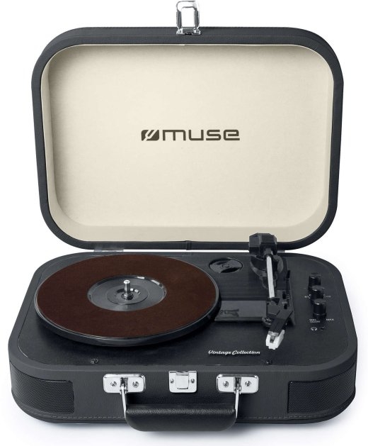 Muse Turntable Stereo System MT-201 DG USB port AUX in