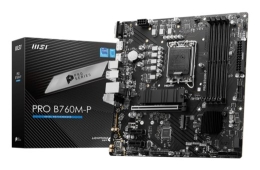 Mainboard MSI Intel B760 Express LGA1700 Micro-ATX Memory DDR5 Memory slots 4 2xPCI-Express 1x 1xPCI-Express 16x 2xM.2 1x15pin D-sub 1xHDMI 1xDispl...