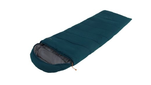 Easy Camp Raven I Square 2°C Sleeping Bag 220 x 80 cm Temperature -12 to 7 °C Two-way open-end, L-shaped, autolock