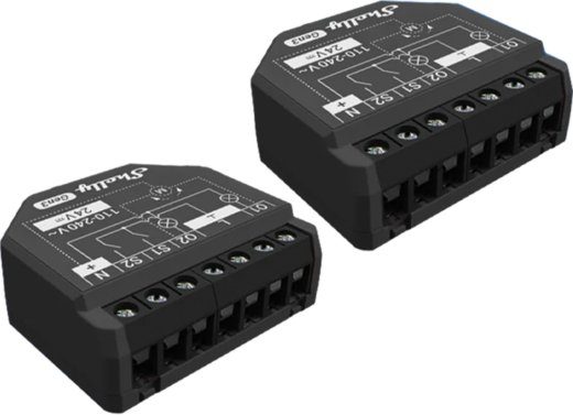 2 Shelly 2PM Gen3 WiFi/Bluetooth valdiklių rinkinys
