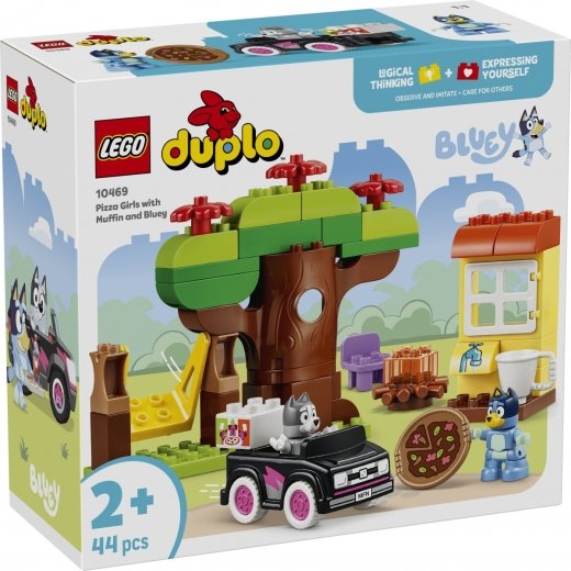 Blocks DUPLO Bluey 10469 Pizza Girls with Muffin and Bluey