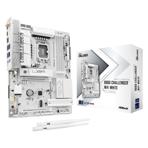ASRock B860 Challenger WiFi White - motherboard - ATX - LGA1851 Socket - B860