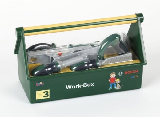 Toolbox with Bosch tools