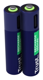 Trust 25585 - rechargeable AAA batteries, 2 pcs.