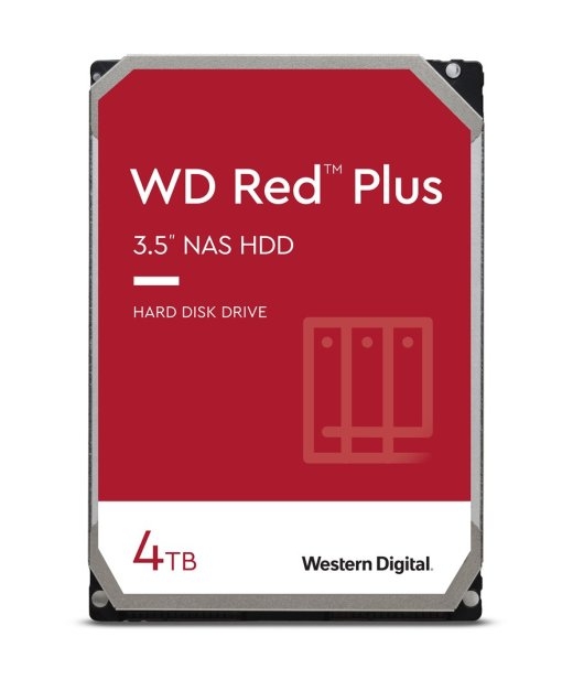 Western Digital Red Plus WD40EFPX internal hard drive 3.5" 4000 Serial ATA III