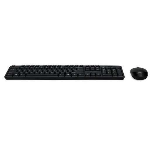Wireless Acer Keyboard and Mouse AAK410 (Retail Pack) Keyboard and Mouse Set US Black
