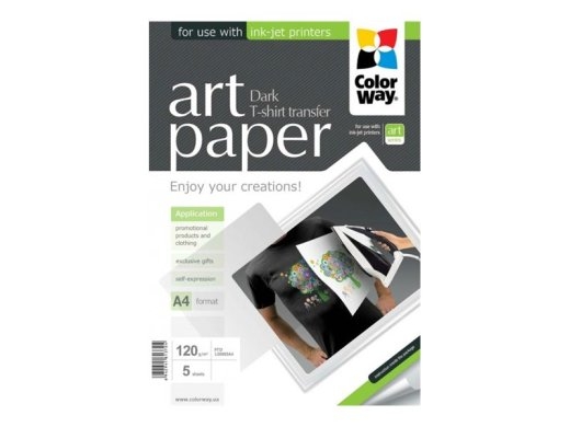 ART T-shirt transfer (dark) Photo Paper 120 g/m² A4