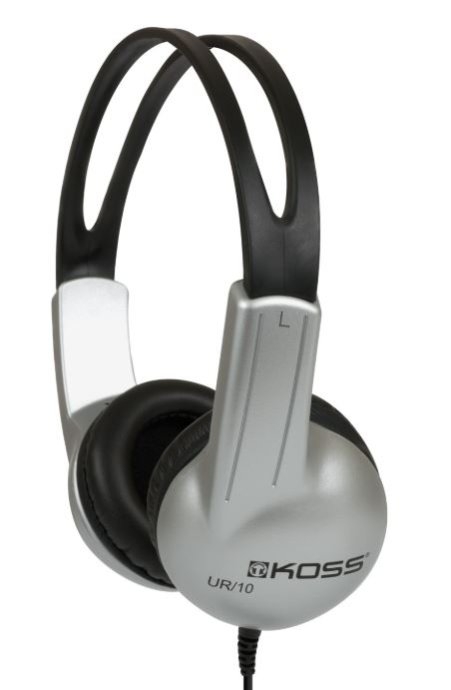 Koss Headphones UR10 Wired On-Ear Silver/Black