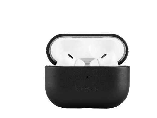 Fixed Earbuds Case with MagSafe Support Apple AirPods Pro 2/Pro 2 (USB-C) Black Leather