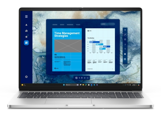 Dell Pro 16 PC16250/U5 235U/32GB/512GB SSD/16.0" FHD+/Integrated/FgrPr/FHD/IR Cam/Mic/WLAN + BT/US SILVER Kb/3 Cell/W11Pro/3yrs Prosupport