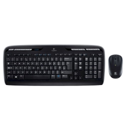Logitech Wireless Combo MK330 - keyboard and mouse set - International NSEA - black