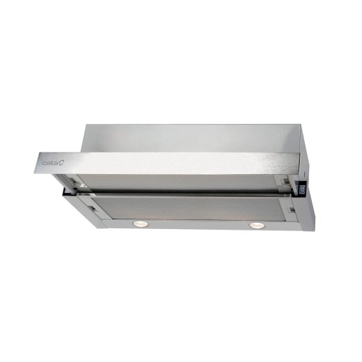 CATA Hood TF 2003 Duralum 600 Telescopic Energy efficiency class C Width 60 cm 390 m³/h Mechanical control LED Stainless steel
