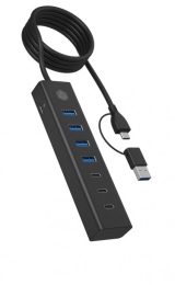 IcyBox ICY BOX IB-HUB1737-C3 7-Port USB 3.2 Gen 1