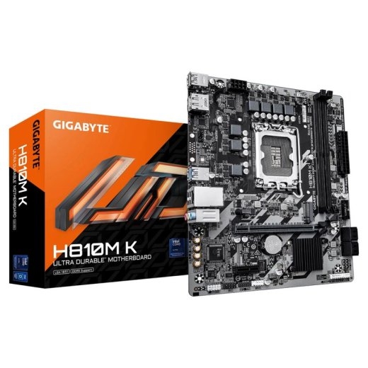 Gigabyte H810M K - motherboard - micro ATX - LGA1851 Socket - H810