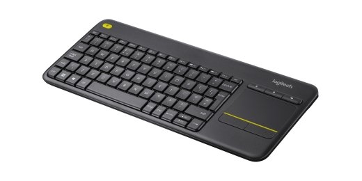 LOGITECH Wireless Touch Keyboard k400 Plus - INT BLACK