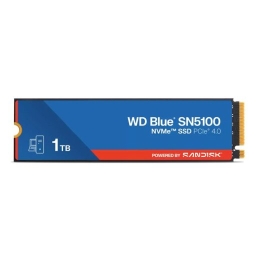WD Hard Drive BLUE SN5100 - 1TB - PCIe GEN4x4 NVMe - Blue