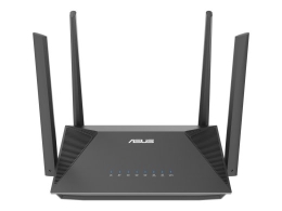 Asus AX1800 AiMesh Wireless Router RT-AX52 802.11ax 10/100/1000 Mbit/s Ethernet LAN (RJ-45) ports 3 Mesh Support Yes MU-MiMO No No mobile broadband...