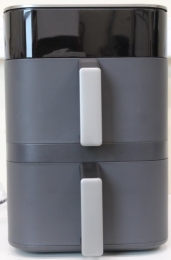 SALE OUT. Xiaomi Dual Zone Air Fryer 12L Xiaomi Smart Double Stack Air Fryer 12L Power 2800 W Capacity 12 L Black UNPACKED, SCRATCHED ITEM