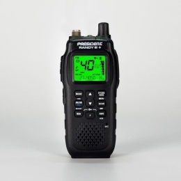 President Randy III Plus ASC AM/FM CB Portable Radio Black