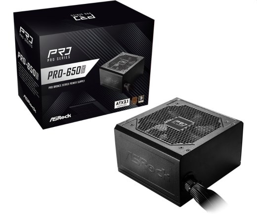 Asrock PRO-650B 650W 80PLUS BRONZE NON MODULAR