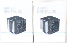 SALE OUT. Deepcool AK620 DIGITAL SE CPU Air Cooler Deepcool CPU Air Cooler AK620 Digital SE Black DAMAGED PACKAGING