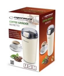 Ristretto coffee grinder white