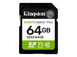Kingston Flash-Card Canvas Select Plus - SDXC UHS-I - 64