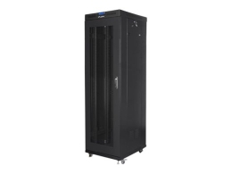 Lanberg Rack cabinet 19" free-standing 42U/600x800 (flat pack) with mesh door, LCD FF01-6842-23BL Black