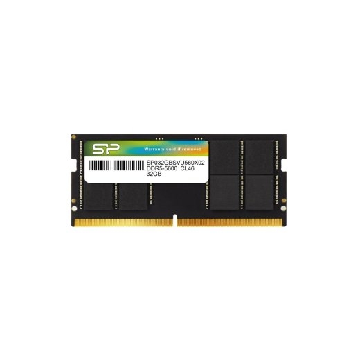 Silicon Power SP032GBSVU560F02 memory module 32 1 x 32 DDR5 SODIMM 5600 MHz ECC