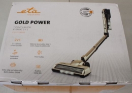 SALE OUT. ETA Vacuum Cleaner Gold Power 1212 90000 Cordless operating 250 W 21.6 V Operating time (max) 35 min Cream Warranty 24 month(s) DEMO, USED