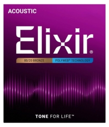 Elixir 11100 Medium (13-56) PW - acoustic guitar strings