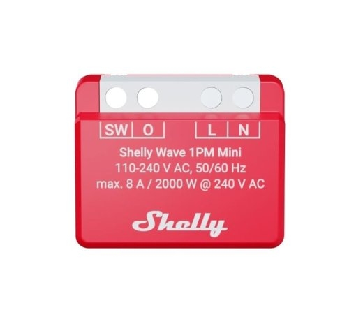 Shelly Wave 1PM Mini LR Smart Z-Wave Relay