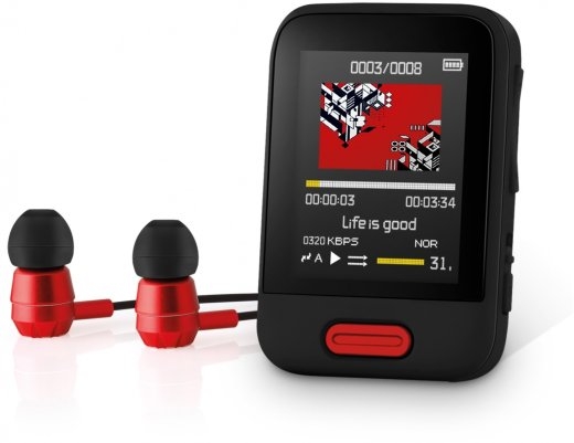 SENCOR SFP 7716RD MP3 MP4 PLAYER 16GB