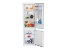 BEKO Refrigerator BCHA275K41SN Energy efficiency class E Built-in Combi Height 177.5 cm No Frost system Fridge net capacity 193 L Freezer net capac...