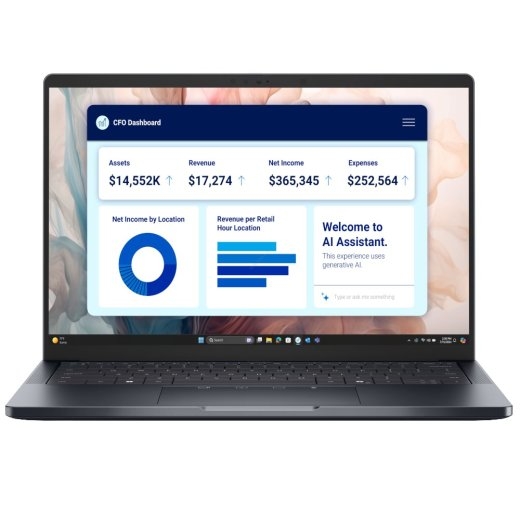Dell Pro 14 Premium PA14250 Ultra 5 236V 14.0" FHD+ 300 nits 16GB LPDDR5X 512GB SSD Arc Graphics, Front Camera & Microphone, WWAN + Bluetooth, Back...